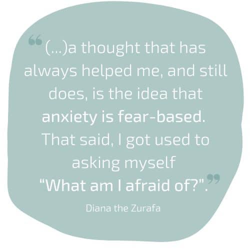 anxiety is fear based